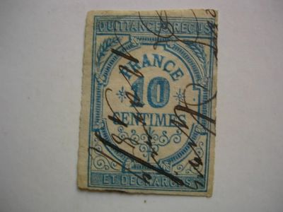 Лот: 8117886. Фото: 1. Франция служебная марка 19век... Марки