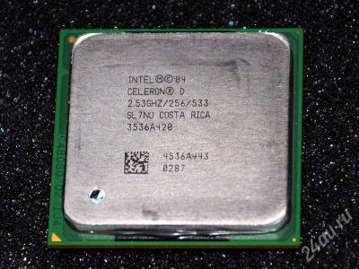 Лот: 498370. Фото: 1. Intel® Celeron® D Processor 325... Процессоры
