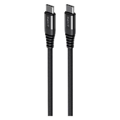 Лот: 24515643. Фото: 1. Кабель Havit USB Type-C, 3A, 1... Дата-кабели, переходники