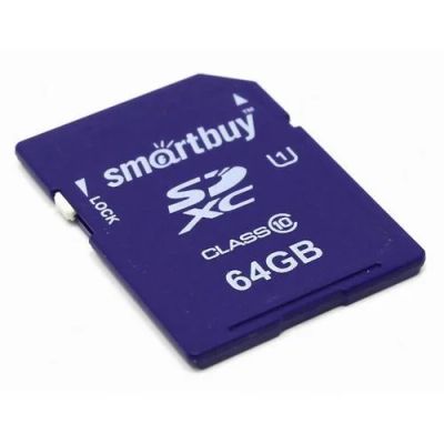 Лот: 4654135. Фото: 1. Карта памяти SDXC 64Gb SmartBuy... Карты памяти