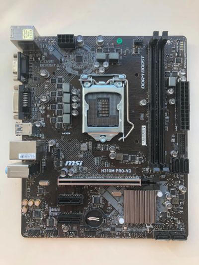 Лот: 25799688. Фото: 1. Неисправная MB MSI H310M Pro-VD... Материнские платы
