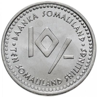 Лот: 18884136. Фото: 1. Сомалиленд 10 шиллингов 2006 UNC... Африка