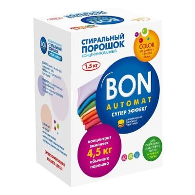 Лот: 24529363. Фото: 1. Стиральный порошок Bon Color... Бытовая химия