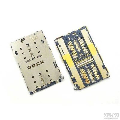 Лот: 17544833. Фото: 1. Коннектор SIM+MMC (Разъем) Honor... Шлейфы, разъёмы