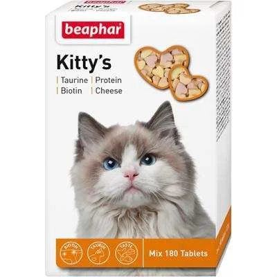 Лот: 16213463. Фото: 1. Витамины (Беафар) Kittys Mix для... Косметика для животных