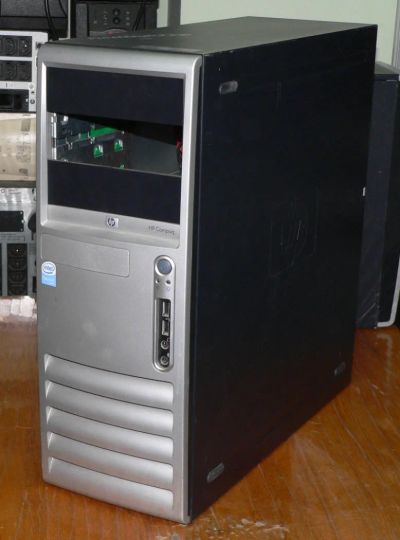 Лот: 9045128. Фото: 1. Корпус ATX HP Compaq. Корпуса, блоки питания