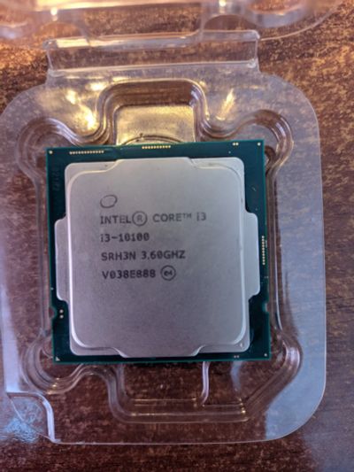 Лот: 21257811. Фото: 1. Процессор Intel core i3-10100... Процессоры