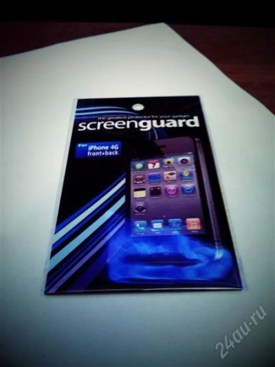 Лот: 758734. Фото: 1. Защитная плёнка Iphone 4 (Защита... Защитные стёкла, защитные плёнки