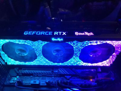 Лот: 19540120. Фото: 1. Palit GeForce RTX 3080 GameRock. Видеокарты