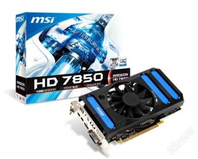 Лот: 2902704. Фото: 1. MSI 7850 1Gb. Видеокарты