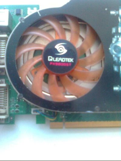Лот: 3619043. Фото: 1. Leadtek PX9800GT 512mb GDDR3 256bit. Видеокарты
