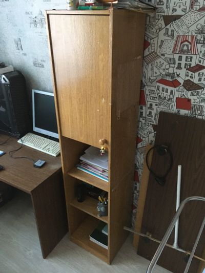 Лот: 17154283. Фото: 1. Шкаф-пенал. Стеллажи, тумбы, шкафы