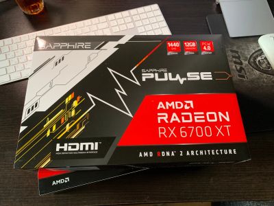 Лот: 19447996. Фото: 1. 12GB 6700 XT Sapphire Pulse новая... Видеокарты