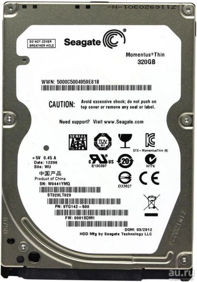 Лот: 8291970. Фото: 1. Seagate ST320LT020. Жёсткие диски (HDD)