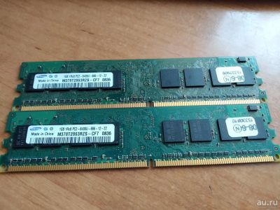 Лот: 13566667. Фото: 1. Samsung M378T2863EHS-CF7 2GB DDR2... Оперативная память
