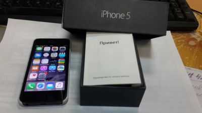 Лот: 11283501. Фото: 1. Продам apple iPhone 5g 16gb Black... Смартфоны