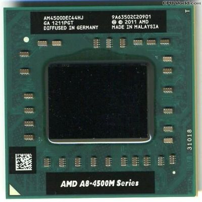 Лот: 12143204. Фото: 1. Процессор 4-х ядерный AMD A8-4500M... Процессоры