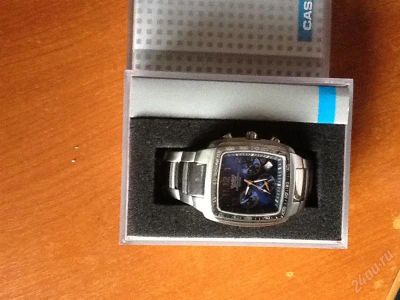 Лот: 1761067. Фото: 1. часы наручные "casio" CASIO EF-504D-2A. Оригинальные наручные часы