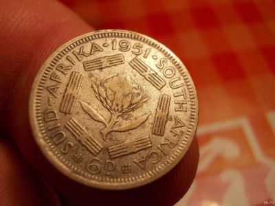 Лот: 16275159. Фото: 1. Редкая Серебрянная монета-6 пенсов... Россия до 1917 года