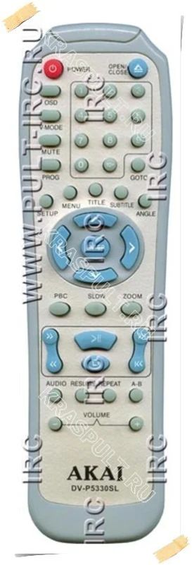 Лот: 15907846. Фото: 1. Пульт AKAI DV-P5330SL. Пульты ДУ