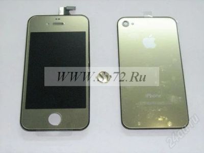 Лот: 2873303. Фото: 1. Дисплей iPhone 4 в сборе + задняя... Дисплеи, дисплейные модули, тачскрины