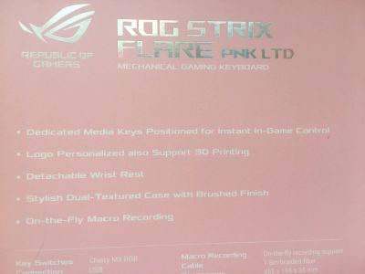 Лот: 18038216. Фото: 1. Игровая клавиатура ASUS rog strix... Клавиатуры и мыши