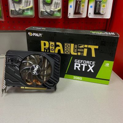 Лот: 15599821. Фото: 1. Видеокарта Palit GeForce RTX 2060... Видеокарты