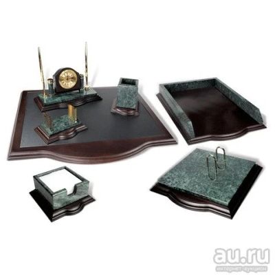 Лот: 8763124. Фото: 1. Набор Galant настольный из мрамора... Другое (сувениры, подарки)