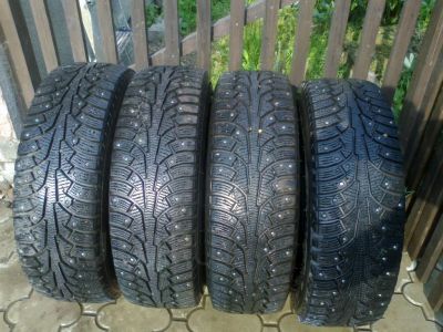 Лот: 4298596. Фото: 1. nokian hakkapeliitta 5, 4 шт 205... Шины на дисках