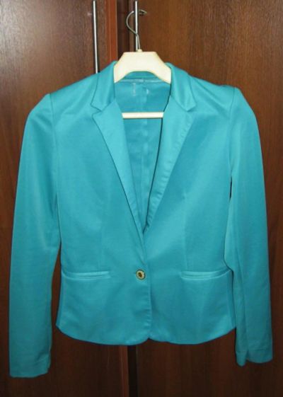 Лот: 6516843. Фото: 1. Пиджак ZARA без подклада, разм... Пиджаки, жакеты, жилеты