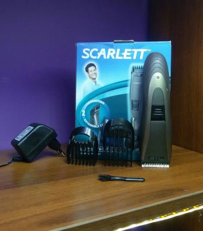 Лот: 9166215. Фото: 1. Продам машинку для стрижки Scarlett... Укладка и стрижка волос, бритьё, эпиляция