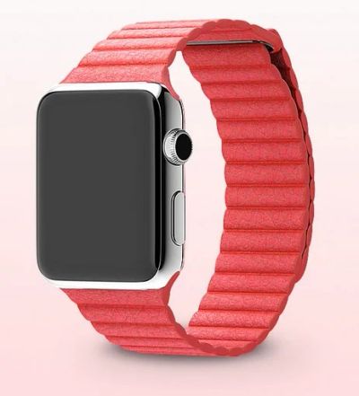 Лот: 6120447. Фото: 1. Кожаный браслет/ремешок на Apple... Ремешки, браслеты