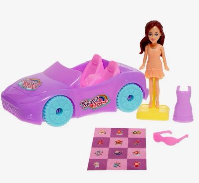 Лот: 19930242. Фото: 1. Кукла малышка «Кэтти» с машиной... Куклы и аксессуары
