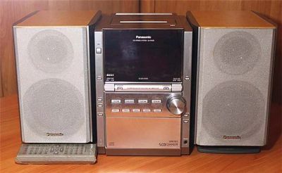 Лот: 3554075. Фото: 1. Музыкальный центр Panasonic SA-PM28. Музыкальные центры, магнитолы