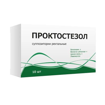 Лот: 24580778. Фото: 1. Проктостезол суппозитории ректальные... Лекарства