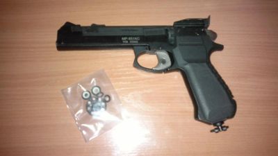 Лот: 4858370. Фото: 1. Газоболоный Пистолет МР651-КС... Пневматическое оружие