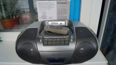 Лот: 8626152. Фото: 1. Кассетная магнитола c CD-проигрывателем... Музыкальные центры, магнитолы