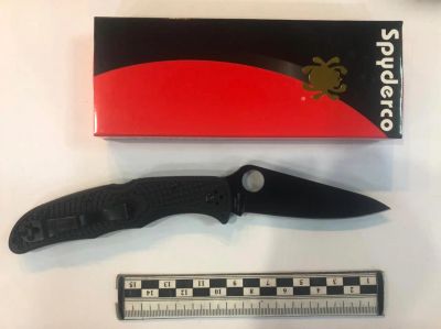 Лот: 19603048. Фото: 1. Нож складной по типу Spyderco... Ножи, топоры