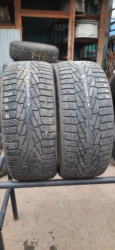 Лот: 23477039. Фото: 1. 2шт. 265-50-20 Nokian Hakkapeliitta... Шины