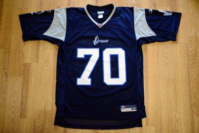 Лот: 19315446. Фото: 1. Джерси NFL Reebok 70 Scottish... Футболки, поло