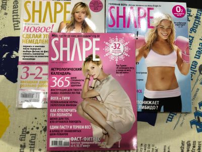 Лот: 15949790. Фото: 1. Журналы Shape 2010 год (3 штуки... Красота и мода