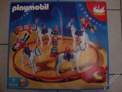 Лот: 442720. Фото: 1. Playmobil Конный цирк на подвижной... Конструкторы