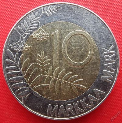 Лот: 2576722. Фото: 1. (№2126/LF) 10 марок 1993 (Финляндия... Европа