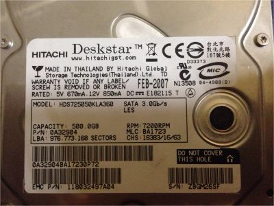 Лот: 9029533. Фото: 1. 2 Жесткий диск HDD 500GB (500гб... Жёсткие диски (HDD)