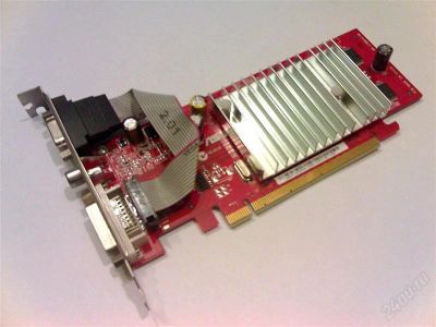 Лот: 2158959. Фото: 1. рабочая видеокарта Radeon x550... Видеокарты