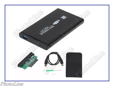 Лот: 8426013. Фото: 1. Внешний бокс (контейнер) алюминиевый... Внешние жесткие диски