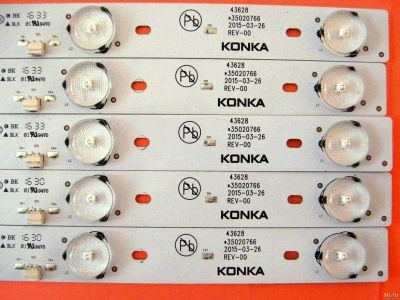 Лот: 11351071. Фото: 1. 43628 *35020766 Konka , Led string... Запчасти для телевизоров, видеотехники, аудиотехники