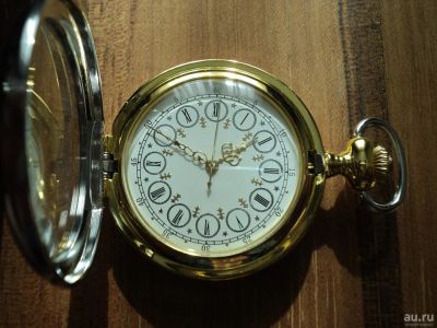 Лот: 9489902. Фото: 1. Часы карманные цвет золото (#117... Драгоценные наручные часы