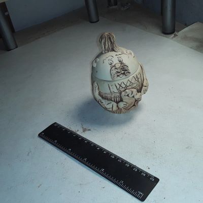 Лот: 19611165. Фото: 1. глиняная баночка в виде человечка... Сувенирные мелочи