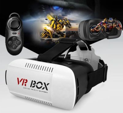 Лот: 7862720. Фото: 1. VR BOX 2.0 + блютуз джойстик -... Очки, шлемы виртуальной реальности